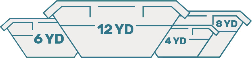 Waste removal team preparing for commercial rubbish collection