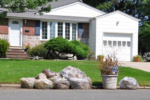 Eco-friendly disposal of garage items