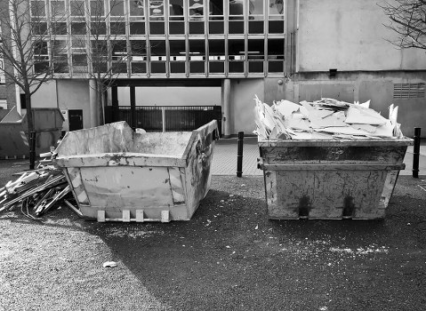 Residents disposing of old furniture in Regents Park