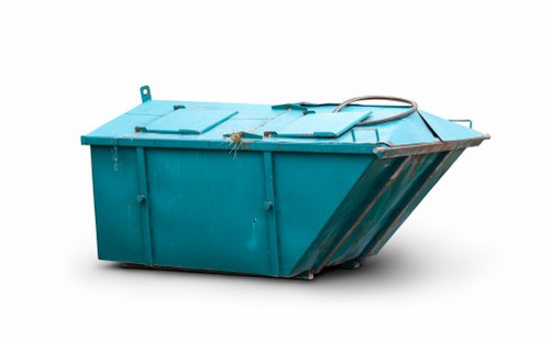 Training session for rubbish removal staff on safety procedures